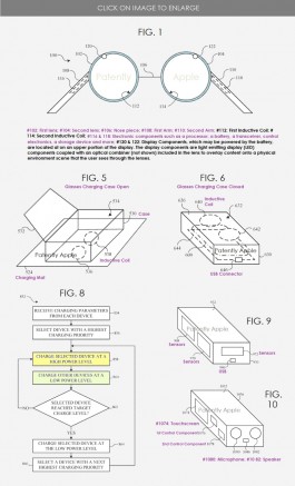 苹果新专利揭示未来MR智能眼镜设计，附带充电盒可兼作电源组