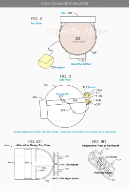 苹果Vision Pro新专利：通过在头带背面设置电池支架平衡HMD重量，以减少颈部疲劳