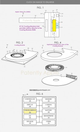 苹果Vision Pro冷却系统新专利：可集成散热器和风扇以静音方式提供散热